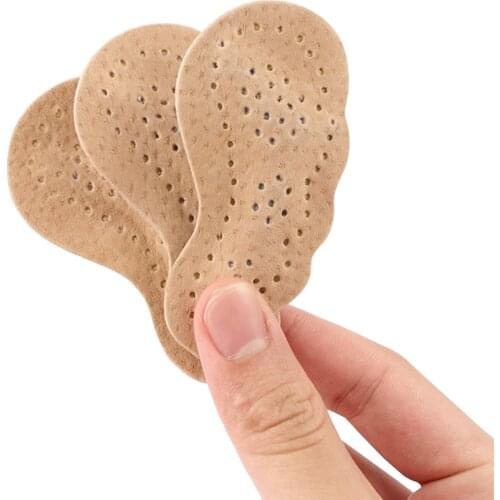 6pcs Shockproof For Forefoot Soft High Heels Sticker Sandal Women Solid Sweat Absorption Shoe Pad Easy Install Non Slip