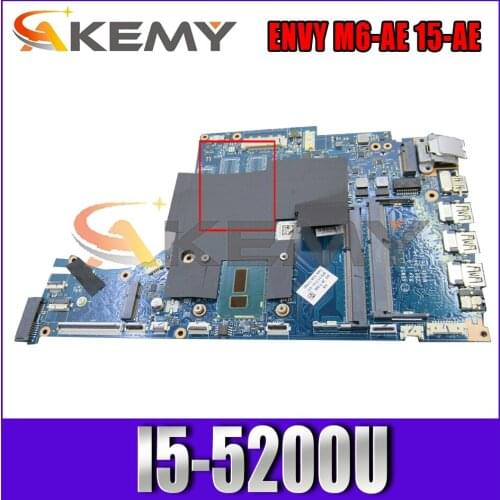 837419-601 837419-001 For HP ENVY M6-AE 15-AE I5-5200U Laptop Motherboard ABW50 LA-C501P SR23Y DDR3 Notebook Mainboard
