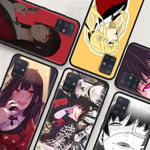 Kakegurui Anime Case For Samsung Galaxy A32 A42 A72 5G A21S A51 A71 A31 A52 A41 A11 A01 A91 A12 A02 Cell Phone Soft Cover