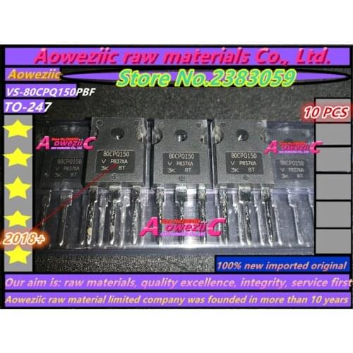 Aoweziic 2018+ 100% new imported VS-80CPQ150PBF 80CPQ150 80CPQ150PBF TO-247 Schottky barrier diode 80A 150V