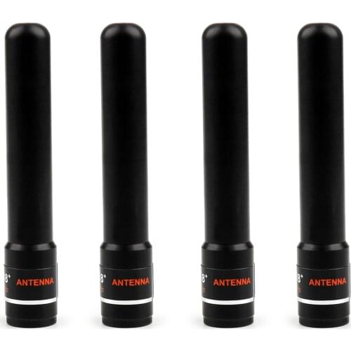 Artudatech 4Pcs Antenna HH-S518+ Dual Band 144/430MHZ SMA Female For Kenwood UV5R Radio 5cm