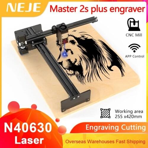 NEJE Master2S Plus 40/30W Professional Large Area Laser Cutting Machine, Laser Engraving Machine,Lightburn,Bluetooth App Control