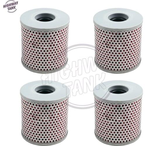 4 Pcs Motorcycle Oil Filter Case for KAWASAKI Z750 Z900 Z1000 ZN1300 KZ1000 KZ1300