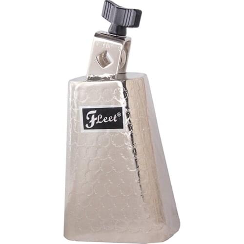 Fleet Hand Hammered Rock Cowbell Latin Percussion Bell Drum Set Accessories