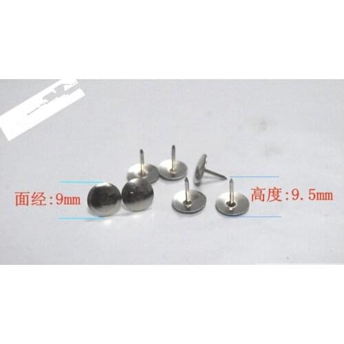 Hardware supplies Nickel plated office stationery nails
