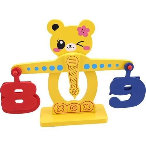 Original Color Digital Fruit Balance Children Educational EarlyEducation Enlightenment Toys For Children Educational Toys