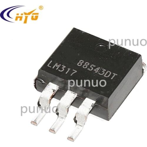 Original Authentic LM317KTTR Encapsulation TO263 3-Terminal Adjustable Regulator 1.25 - 37 V Output Safe-area Compensation