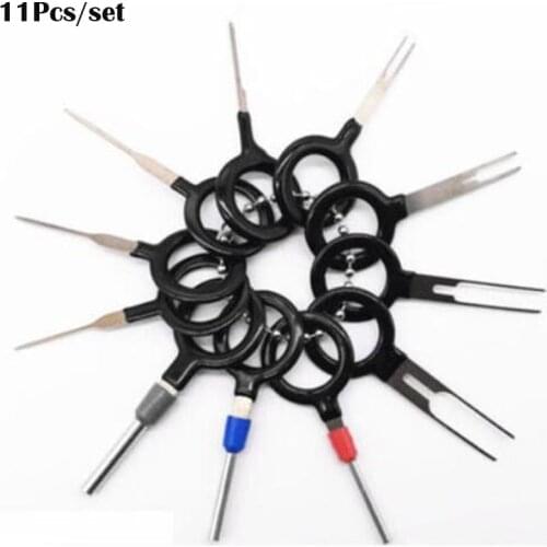 3/11Pcs Car Terminal Removal Tool Wire Plug Connector Extractor Puller Release Pin Extractor Kit For CarPlug Repair Tool