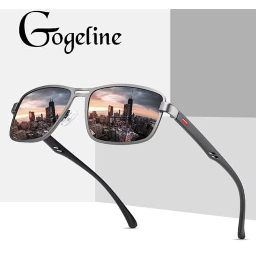 2020 Retro Square Sunglasses Women Men Polarized Unisex Luxury Brand Designer Sun Glasses Vintage Metal Night Vision Eyewear
