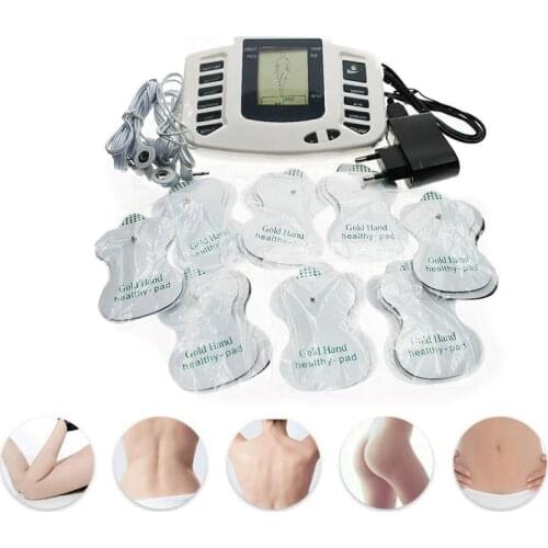 Health Care Electrical Muscle Stimulator Massageador Tens Acupuncture Therapy Machine Slimming Body Massager 16pcs pads