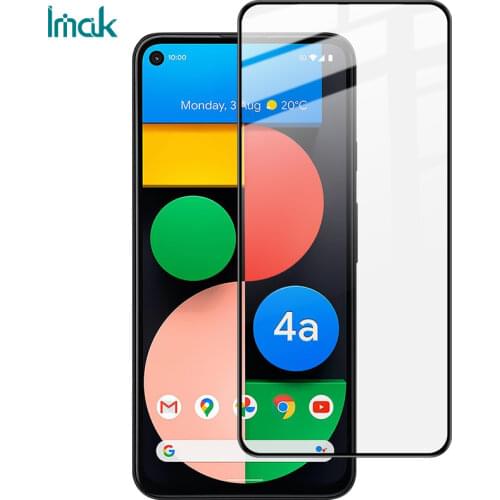 For Google Pixel 4A 5G Tempered Glass IMAK Full Cover Anti-Explosion Abrasion Resistant Screen Protector Pixel 4 A A4 Glass Film