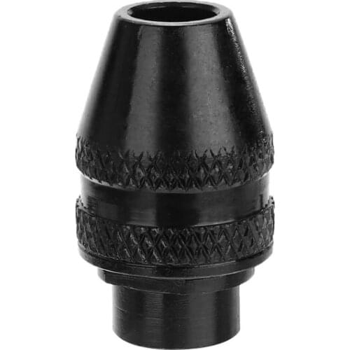 0.4-3.2mm Black Universal Chuck Mini Drill Bit Adapter Converter Universal Multi Keyless Rotary Accessories