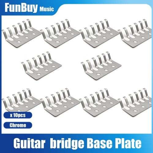 10pcs Double System Guitar bridge Base Plate Electric Guitar Bridge Mat Electric Guitar Accessories