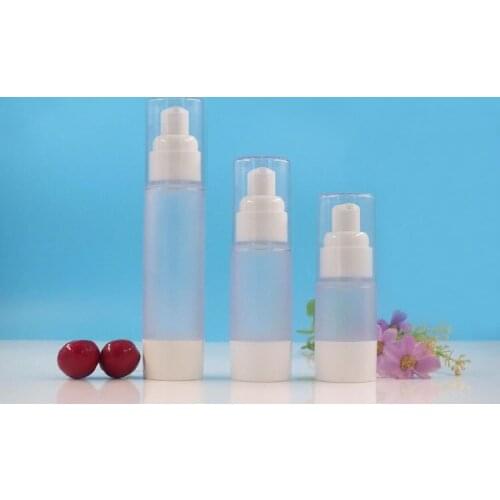 15ML frosted plastic airless bottle for lotion/emulsion/serum/liquid foundation/whitening essence skin care cosmetic packing