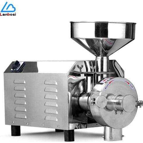 2200W High-Power Grinder Grain Grinder Stainless Steel Chinese Herbal Medicine Grinder Electric Grinder