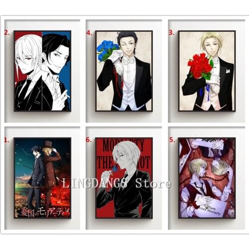 5D DIY Diamond painting Anime Posters Moriarty The Patriot William James diamond mosaic embroidery cross stitch home decor gift