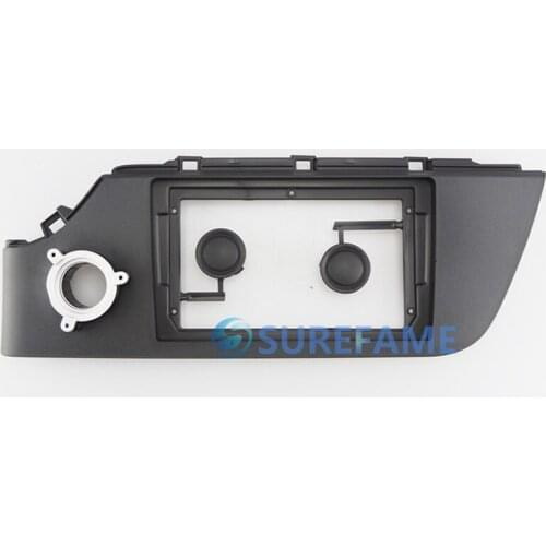 9 inch Car Fascia Radio Panel for KIA RIO 2020+ (Left Wheel) Dash Kit Install Facia Console Bezel 9inch Adapter Trim Plate Cover