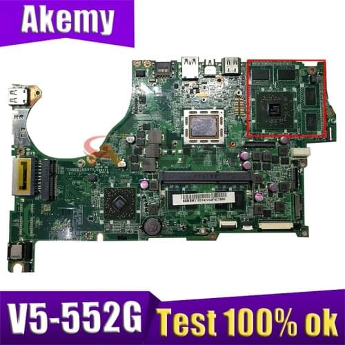 AKEMY DA0ZRIMB8E0 REV E NBMCU11001 NB.MCU11.001 For acer aspire V5-552G laptop motherboard
