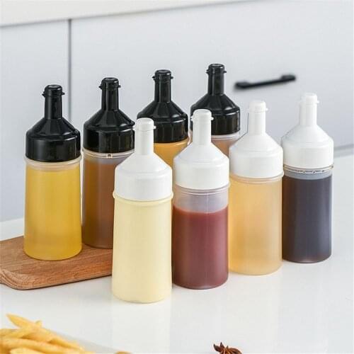 Sauce Bottle Dustproof And Leakproof Squeeze Bottle Kitchen Accessories Gravy Ketchup Gravy Cruet Condiment Dispenser