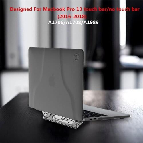 Laptop Cover For Macbook Pro 13 Case Adjustable Stand Holder Laptop Case For Apple Macbook Pro 13 inch A1706 A1708 A1989