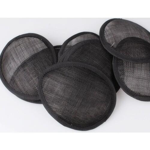 Teardrop Fasinators 5.2"(13CM) Black Sinamay Fascinator Base Sinamay Hair Accessories DIY Hair Accessories 12PCS/Lot MYQH024