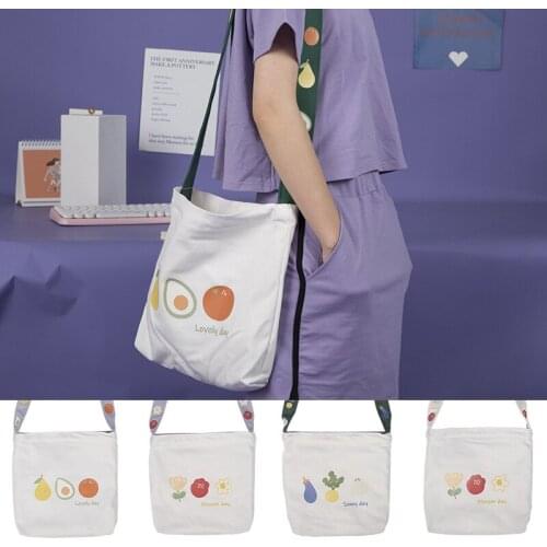 New Spring Women Canvas Tote Flowers Print Beach Bags For Female Grape Design Shopping Handbags Girls Floral Zipper Bag