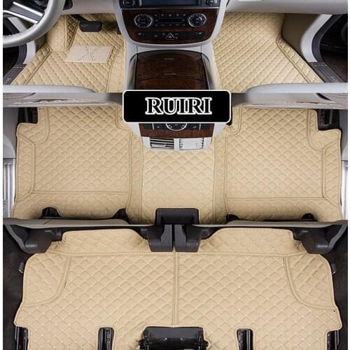Good quality! Custom special car floor mats for Mercedes Benz R 280 6 7 seats Short model 2018-2006 waterproof durable carpets