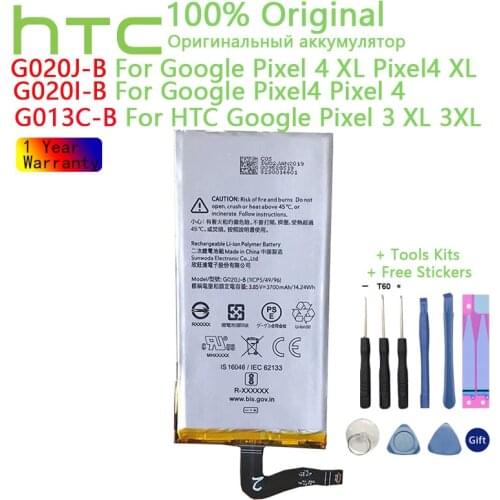 HTC Original G020J-B G020I-B G013C-B Battery for Google Pixel 4 XL Pixel4 XL Pixel4 Pixel 4 Pixel 3 XL 3XL Phone Batteries