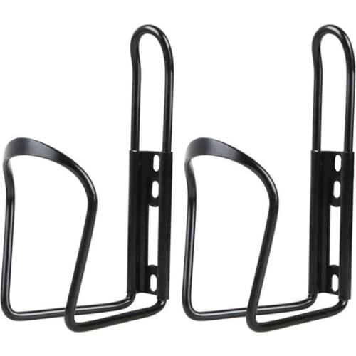 55KD 2 Packs Water Bottle Cages, Basic MTB Bike Bicycle Alloy Aluminum Lightweight Water Bottle Holder Cages Brackets