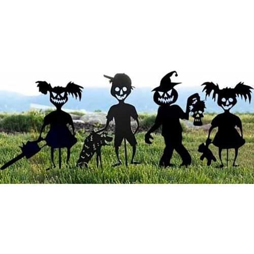 Little Devil Garden Pile Silhouette Halloween Home Decoration Garden Ornament Little Devil Window Decoration Silhouette