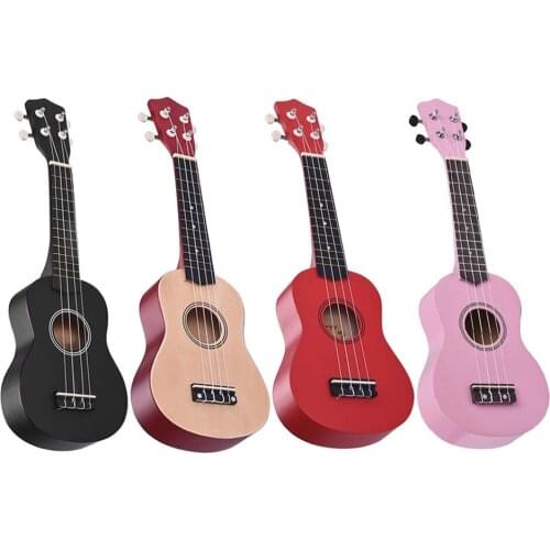 Ukulele 21 inch Travel Ukulele Carbon String Rosewood Fretboard Ukulele for Beginners Adults UK2143