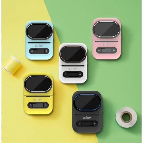 Cidy EQ11 Mini Pocket Paper Printer Bluetooth Portable Handheld Thermal Photo Printer for Mobile Phone Android and IOS