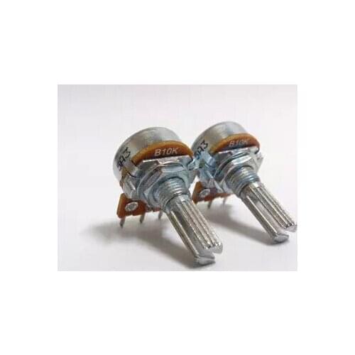 2PCS/LOT single league potentiometer B100K tripods 100 k 15 mm screw WH148 handle long horizontal belt