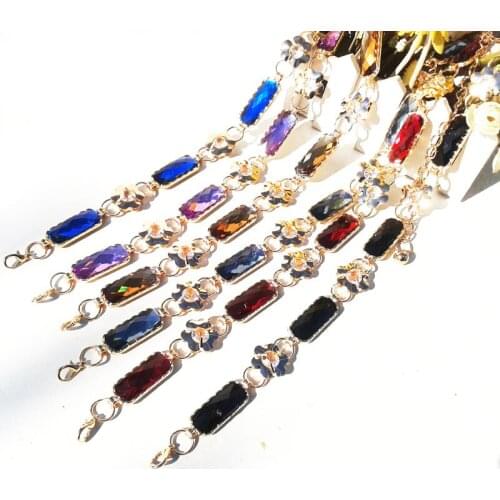 New Summer Fashin Woman Belts Sweet Candy Color Big Rhinestone Long Belt Chain Decoratation Metal Waist Chain Dress Accessories
