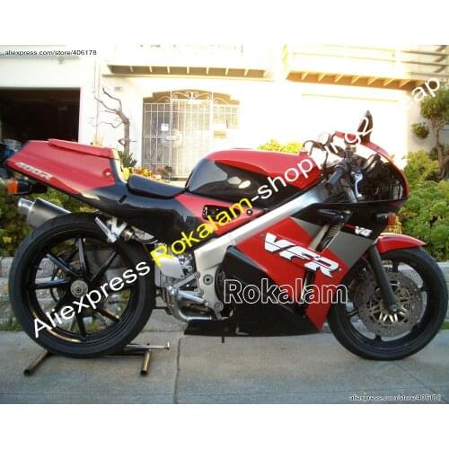 For VFR400R NC30 88 89 90 91 92 VFR 400R 1988 1989 1990 1991 1992 VFR 400 R Red Black Aftermarket Motorcycle Fairing