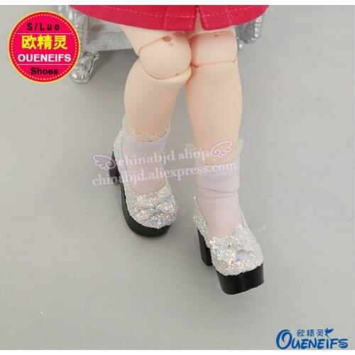 Shoes For Doll BJD 1 pair 6.5cm Leather Fashion Mini Toy Lace Canvas Shoes 1/4 Doll for Fairyland Luts Doll Accessories