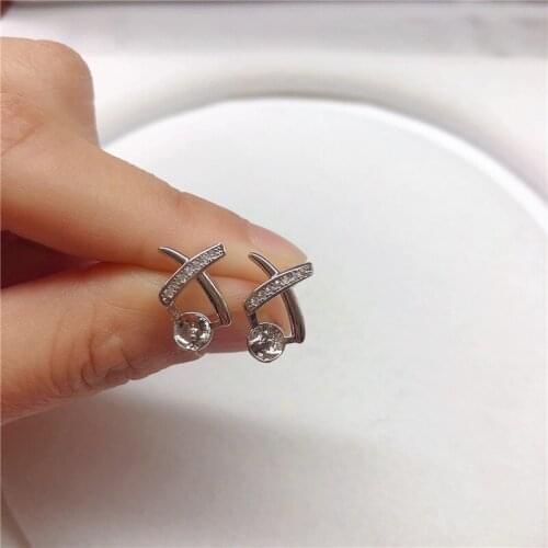 Wholesale Silver Plated Stud Earrings Mountings Findings Jewelry Settings Parts for Pearls Beads Stones, 10pairs/lot