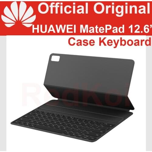 Original HUAWEI MatePad Pro 12.6 inch Case Keyboard Magnetic PU Leather Smart Wake up Voice Stand Flip Tablet Cover