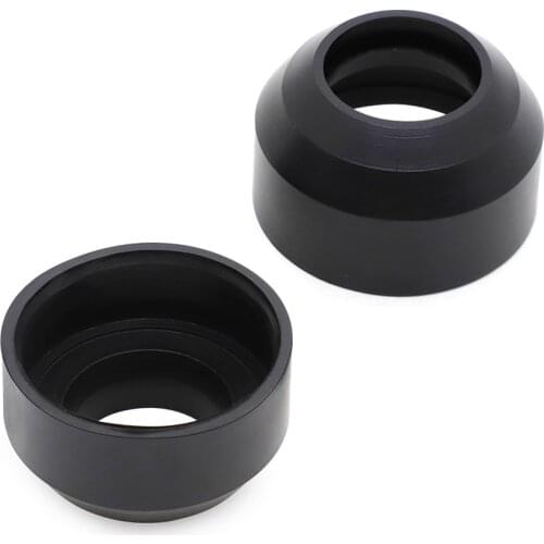 Pair Front Fork Dust Seals cover 51425-118-023 For Honda SL70 ST90 XL70 XL75 XL80 XR75 XR80 CB125 1976-1982 Black Rubber ST90