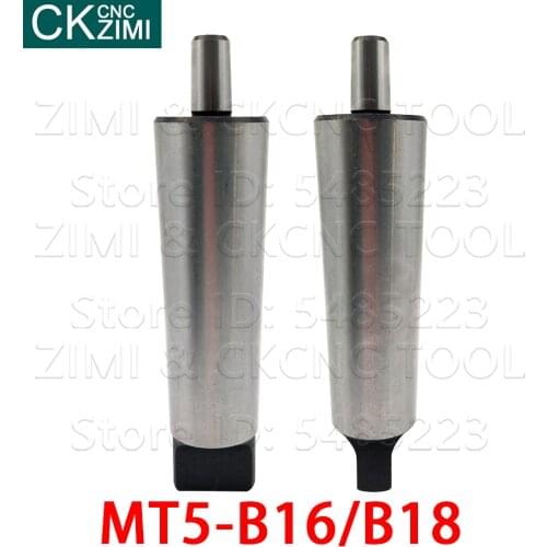 1PCS Morse back pull link MT5 B16 MT5 B18 Mohs rod milling machine straight shank drill chuck conncetion rod Conical drill chuck