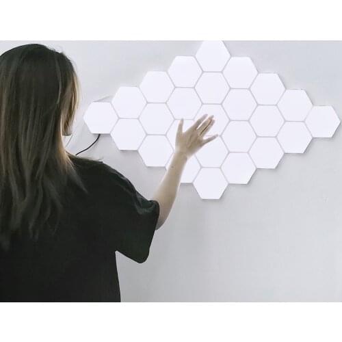 Minimalism LED Night Lights Quantum Modular Touch Helios Lights,Sensitive Lighting LED Night Light Magnetic Indoor Decoration