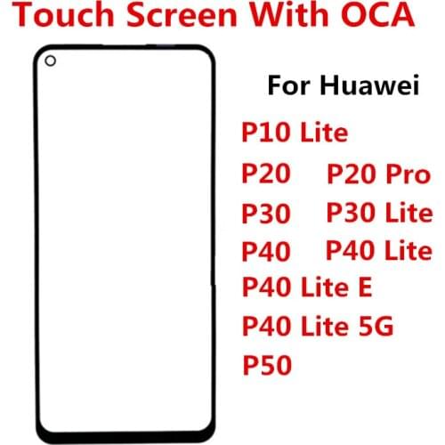 P10Lite Outer Screen For Huawei P10 Lite Front Touch Panel LCD Display Screen Out Glass Cover Lens Phone Repair Replace Parts