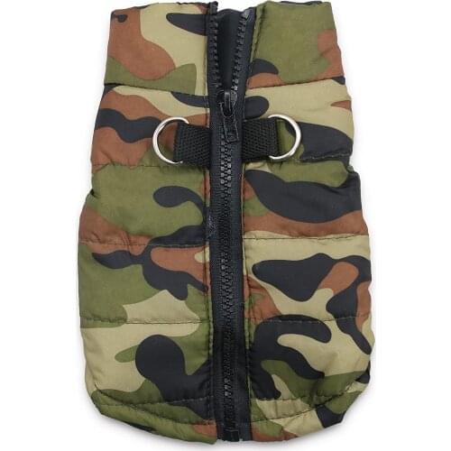 Waterproof Dog Vest for Small Medium Dogs Puppy Dog Coat Dog Camo JacketWarm Chihuahua Clothing Winter Coat for Small Dogs