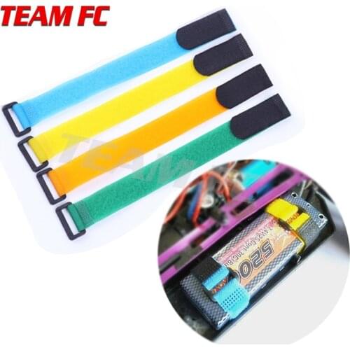 6pcs 20MM x 20CM Magic sticker Lipo Battery Nylon Strap RC model car anti-buckle tape Reusable Belt of fixed battery S167