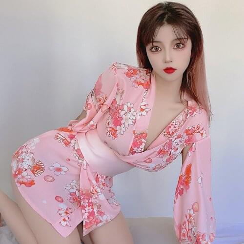 Japanese Sexy Maid Dress Anime Cow Erotic Cosplay Outfit For Women Girls Pink Role Play Cute Kawaii Lingerie Slutty Dresses New