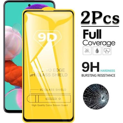 2Pcs galaxi a51 tempered glasses for samsung galaxy a51 a 51 5g UW Protective Glass film screen protectors SM-A51 phone Glas 9H