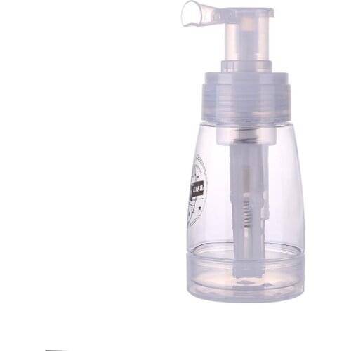 180ml Portable Travel Clear Powder Atomizer Bottle Plastic Refillable Sprayer Container perfume bottle Spray Uniform Powder