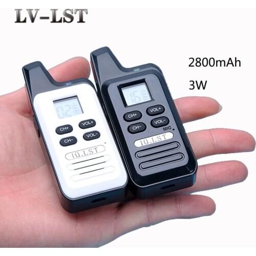 2pcs Mini Walkie Talkie Radio Station LV LST 3W PMR PMR446 Portable radio Communicator for Motorola outdoor self driving 5km