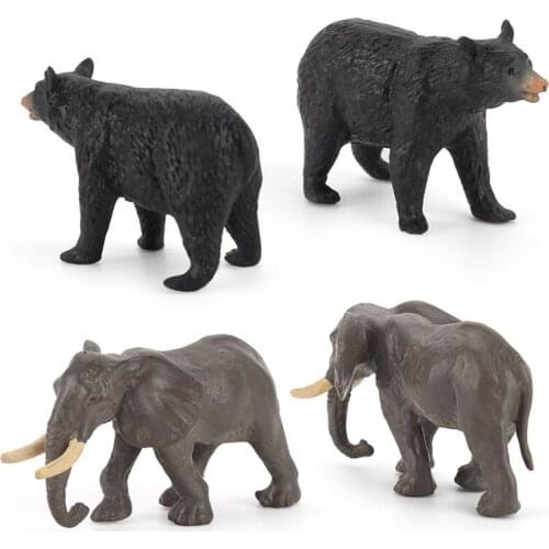 African Wildlife Model Toy Antelope Simulation Long-horned Buffalo Papoes Safaries Toys