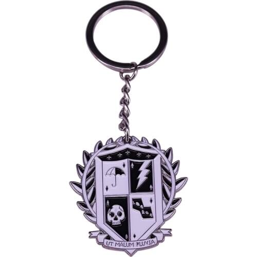 The Umbrella Academy Crest Keychain Gerard Way and Gabriel Ba Phenomenal Comic Key Ring Hit Netflix Show Fans Great Collection